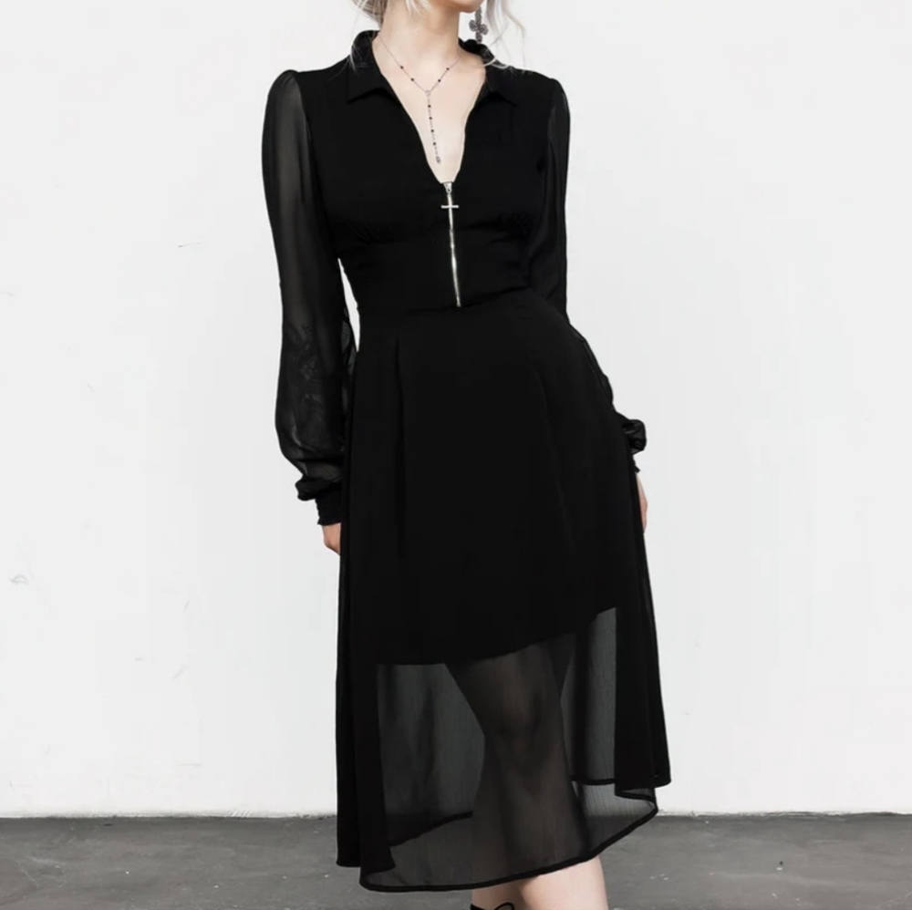 Disturbia Nancy sheer dress NWT